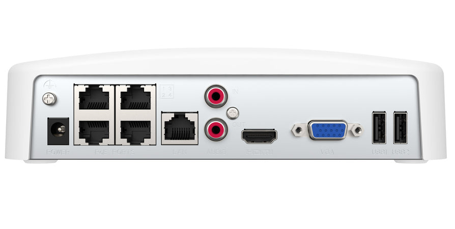 Videoregistratore di Rete PoE HD 4 Canali, N6P-4H