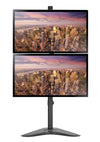 Supporto da Scrivania 2 Monitor 17-32'' con Base e Supporto per Smartphone