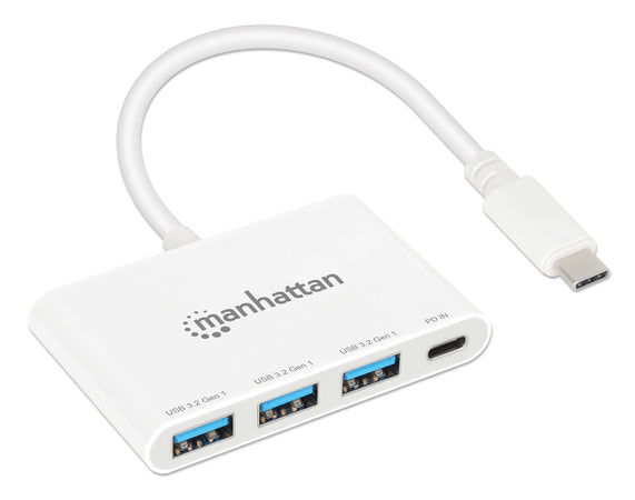 Hub USB 3.2 Gen 1 con 3 porte USB-A e 1 porta USB-C&trade Power Delivery
