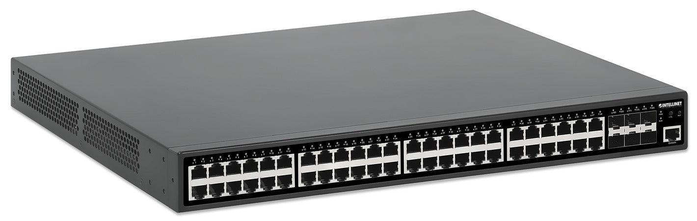 Switch Gigabit Ethernet PoE+ 48 Porte Layer2+ Managed con Sei Slot 10 GbE