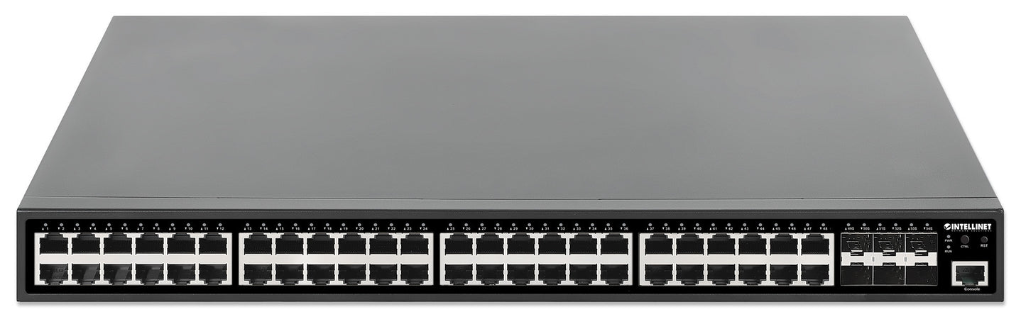 Switch Gigabit Ethernet PoE+ 48 Porte Layer2+ Managed con Sei Slot 10 GbE
