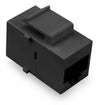 Accoppiatore Keystone RJ45 F/F Cat.5E UTP Nero