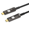 Cavo Audio/Video Ottico Attivo USB-C&trade M/M AOC Fibra Ottica 4K 10m