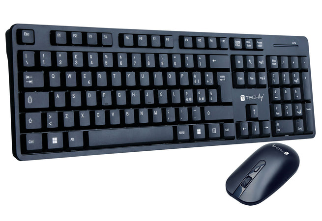 Kit Tastiera Standard e Mouse Wireless 2.4GHz