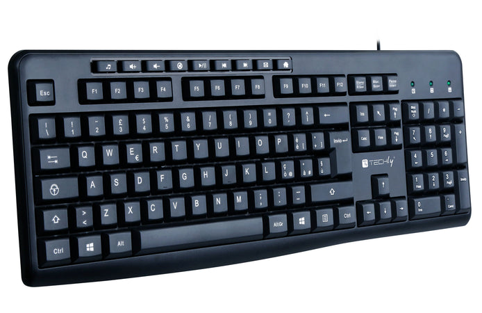 Tastiera USB 104 Tasti + 9 Multimediali