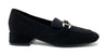 Francesco Milano mocassini donna in camoscio nero D05-12C