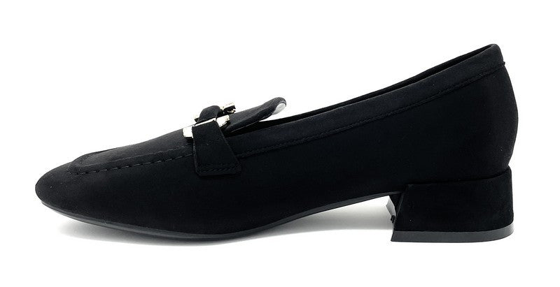 Francesco Milano mocassini donna in camoscio nero D05-12C