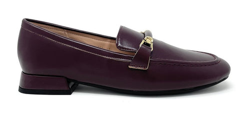 Francesco Milano mocassini donna in pelle bordeaux G04-06A