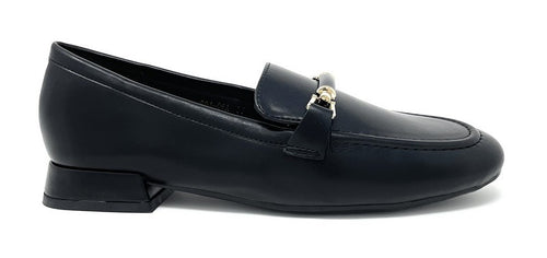 Francesco Milano mocassini donna in pelle nero G04-06A