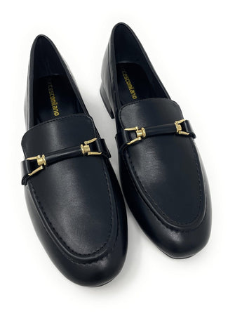 Francesco Milano mocassini donna in pelle nero G04-06A