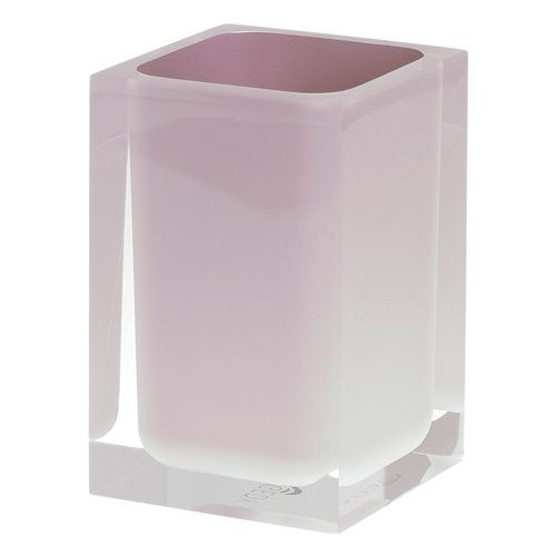 Bicchiere porta spazzolino Gedy RAINBOW Rosa