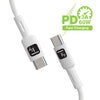 Cavo USB-C&trade Maschio/Maschio USB 2.0 2m Bianco