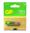 Confezione 4 Batterie GP Ultra Alcaline Stilo AA 15AU/LR6