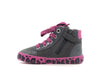 GEOX Sneakers alta bambina B Kiwi G grigio fucsia