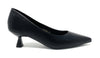 Francesco Milano décolleté in pelle nero H06-01A