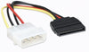 Cavo alimentazione SATA Molex 4pin M/SATA 15pin F