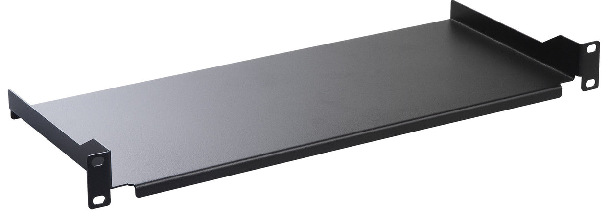 Mensola per Rack 19'' 200 mm 1U Nera 2 punti