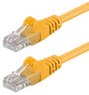 Cavo di rete Patch in Rame Cat. 5e Giallo UTP 0,5 m