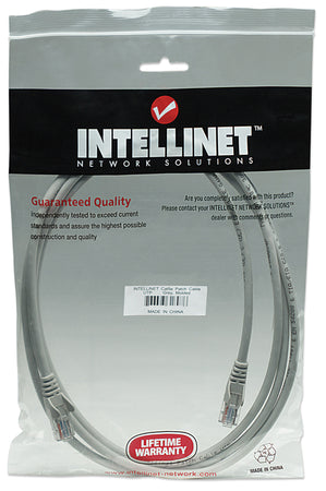 Cavo di rete Patch in Rame Cat. 5e Grigio UTP 15 m
