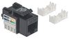 Frutto Keystone RJ45 Cat5e UTP Nero