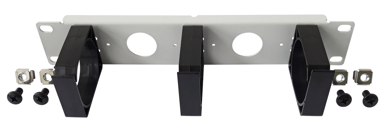 Pannello Passacavi 1U per Armadio 10'' Grigio