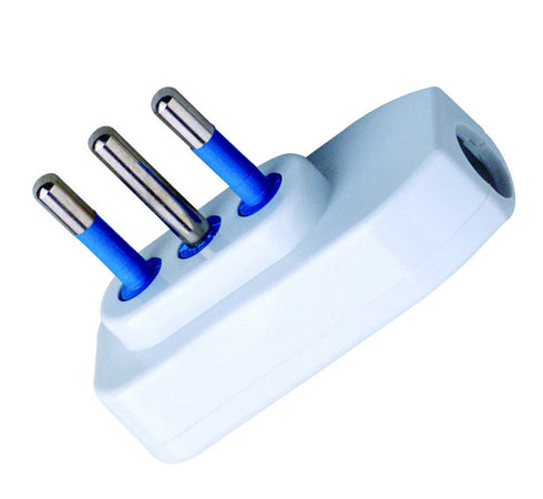Spina ribassata 2P+T 10A Bianco