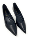 Francesco Milano décolleté in pelle nero H06-01A