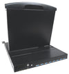 Console KVM Switch 8 Porte USB/PS2 con LCD 17'' da Rack 19'' Dual Rail