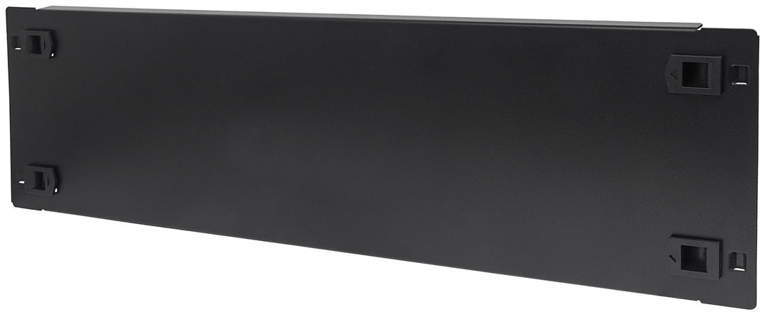 Pannello Cieco Toolless a Clip per Armadi Rack 19'' 3U Nero