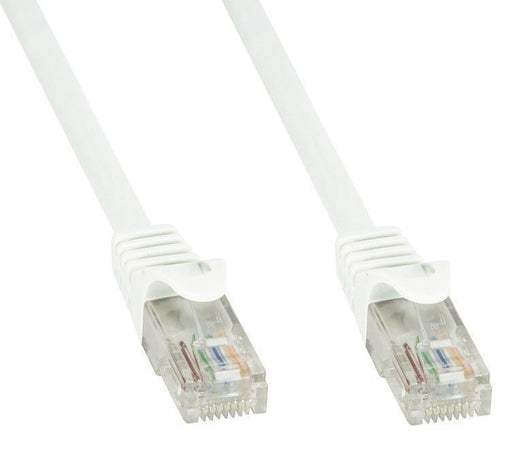 Cavo di Rete Patch in Rame Cat.6 Bianco UTP 0,5m