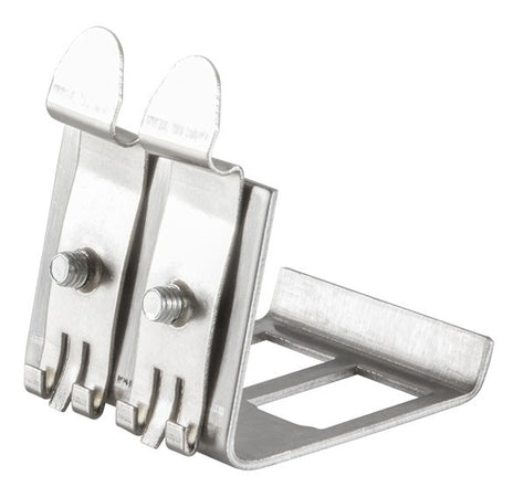 Adattatore per Moduli Keystone 2xRJ45 per guida DIN