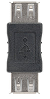 Adattatore USB-A Femmina USB-A Femmina Nero