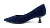Francesco Milano décolleté in camoscio blu navy H06-01C
