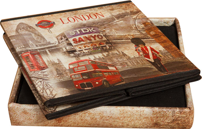 Biscottini Pouf contenitore richiudibile in ecopelle London Praticissimo 32x32x32