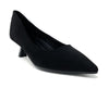 Francesco Milano décolleté in camoscio nero H06-01C