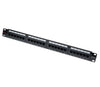 Pannello Patch UTP 24 Posti RJ45 Cat.6 con barra gestione cavi