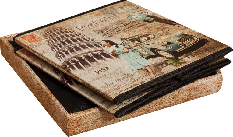 Biscottini Pouf Contenitore Richiudibile Biscottini Ecopelle 32x32x32 Design Pisa Casa