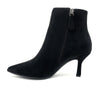Francesco Milano stivaletti donna in pelle scamosciata nero A08-06C