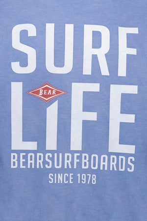Maglietta T-shirt Bear Surf Life indigo