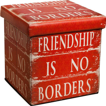 Biscottini Pouf Contenitore Richiudibile Ecopelle Biscottini 32x32x32 Design Moderno