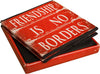Biscottini Pouf contenitore richiudibile in ecopelle friendship Praticissimo 32x32x32