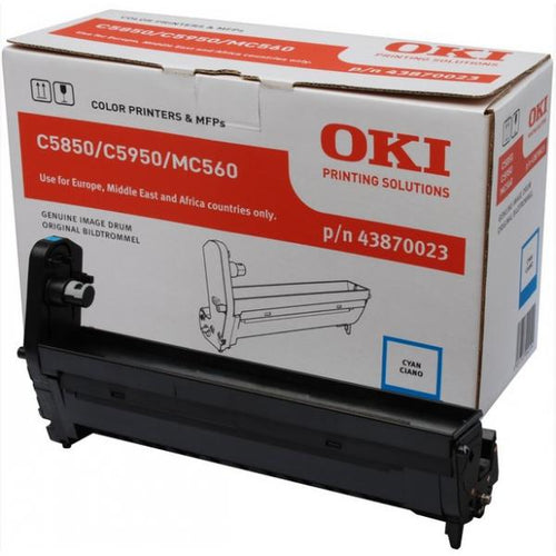 OKI Cyan image drum for C5850/5950 Originale (OKI - cyan - original - tromlekit)