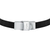 Bracciale MORELLATO uomo Moody pelle nera / acciaio