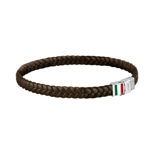 Bracciale MORELLATO uomo Moody marrone / acciaio