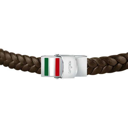 Bracciale MORELLATO uomo Moody marrone / acciaio