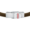 Bracciale SECTOR uomo Bandy pelle marrone / tag
