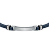 Bracciale SECTOR uomo Bandy pelle blu / acciaio