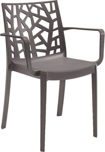 Sedia da giardino 'MATRIX ARMCHAIR' Taupe