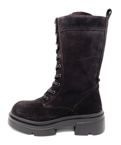 Emanuelle Vee anfibi donna Hero scamosciato brown 809-12