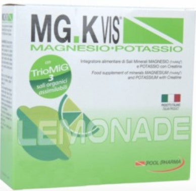Mgk vis lemonade magnesio potassio integratore 15 bustine